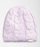 THE NORTH FACE CABLE MINNA BEANIE: 6S1 LAVENDER FOG